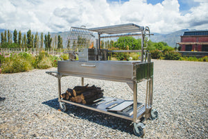 Tagwood BBQ BBQ26SS Freestanding Argentine Santa Maria Grill – 304 Stainless Steel