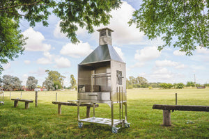 Tagwood BBQ ASH05 304 Stainless Steel Grill-Mounted Smoke Hood for BBQ05SS