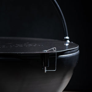 Cowboy Cauldron Wrangler 36" Fire Pit & Grill feature detail