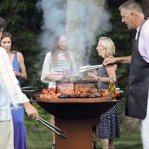 Arteflame ONE30 30 inch One Series complete Entertainers Bundle with Corten steel grill