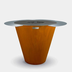 Arteflame stainless steel side warming tables in 90 degree modular segments