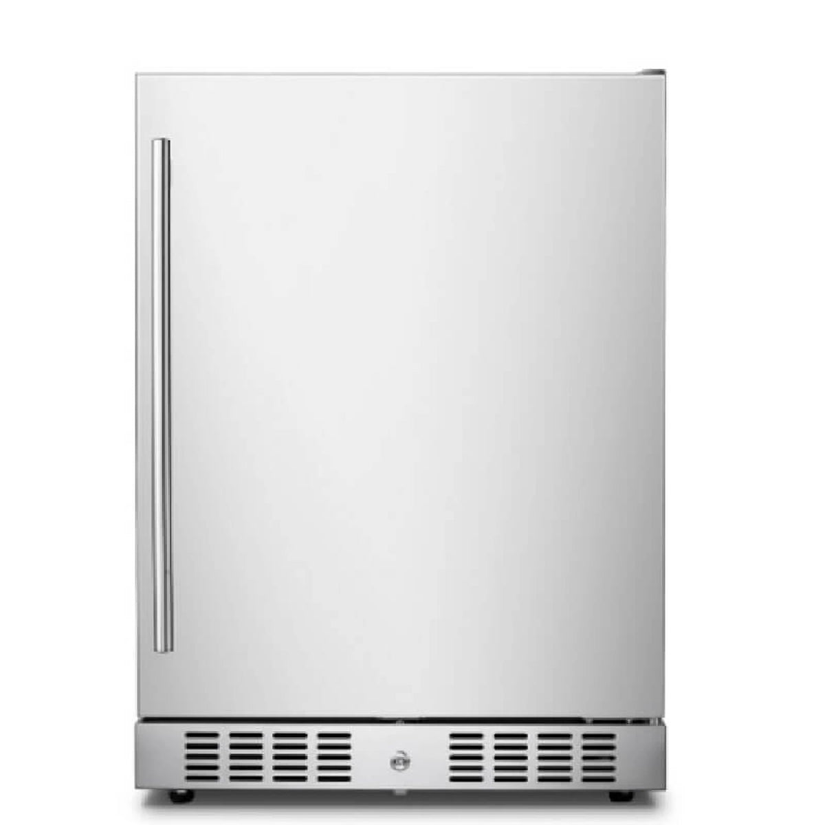 Kokomo KO-LUX-FRIDGE 24-inch stainless steel outdoor refrigerator, front view