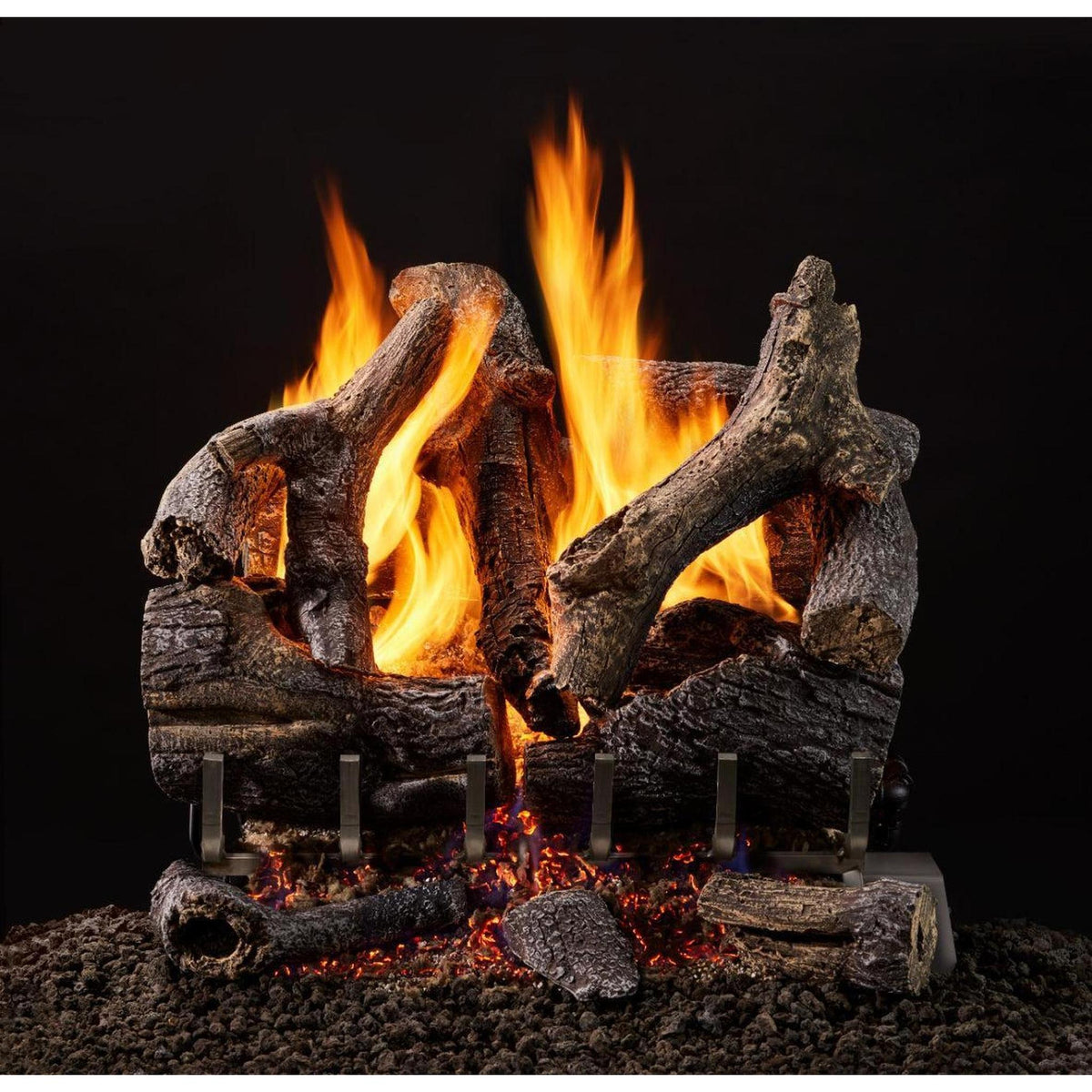 Majestic Grand Oak Three-Tier Vented Log Sets — representative product style or finish