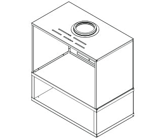 Majestic Jasper Steel Cabinet & Pedestal Base — CK-30 reference image