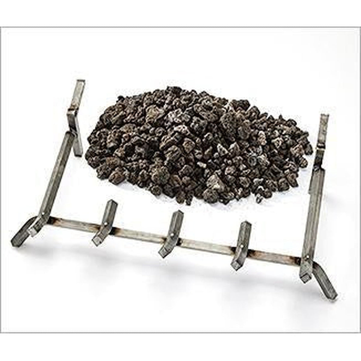 Majestic Courtyard Stainless Steel Grate & Lava Rock Kit — GR-ODCOUG reference image
