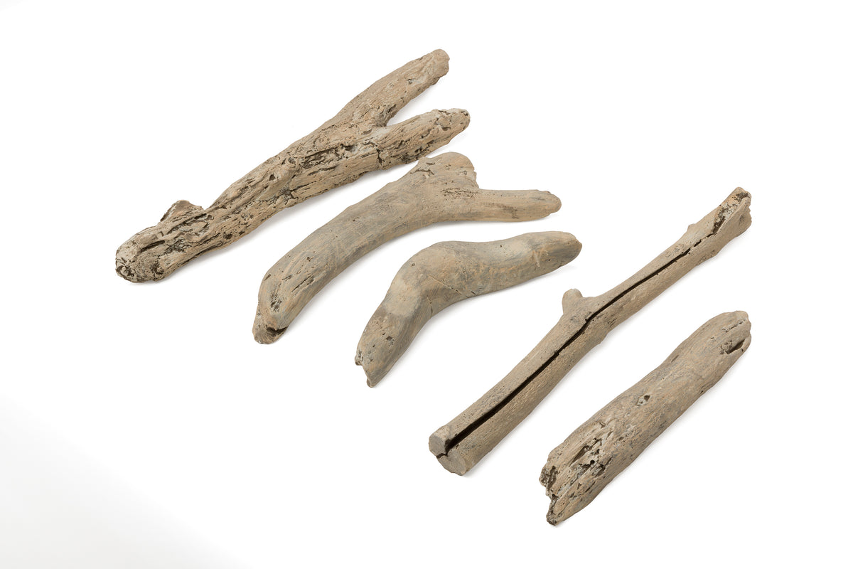 Majestic DRTWOOD-JADE five-piece decorative driftwood log set for Jade fireplaces