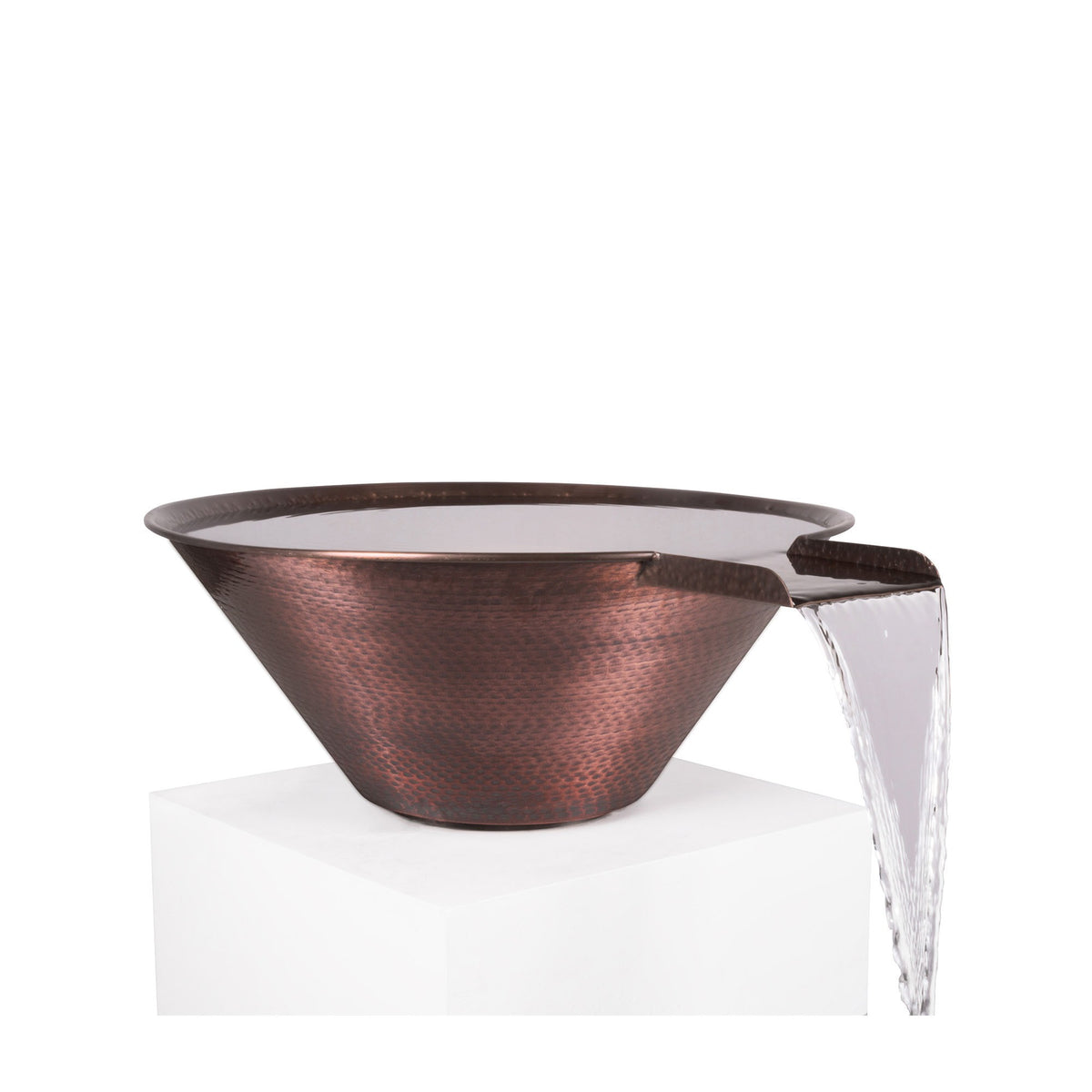 The Outdoor Plus Cazo Water Bowl - Hammered Copper