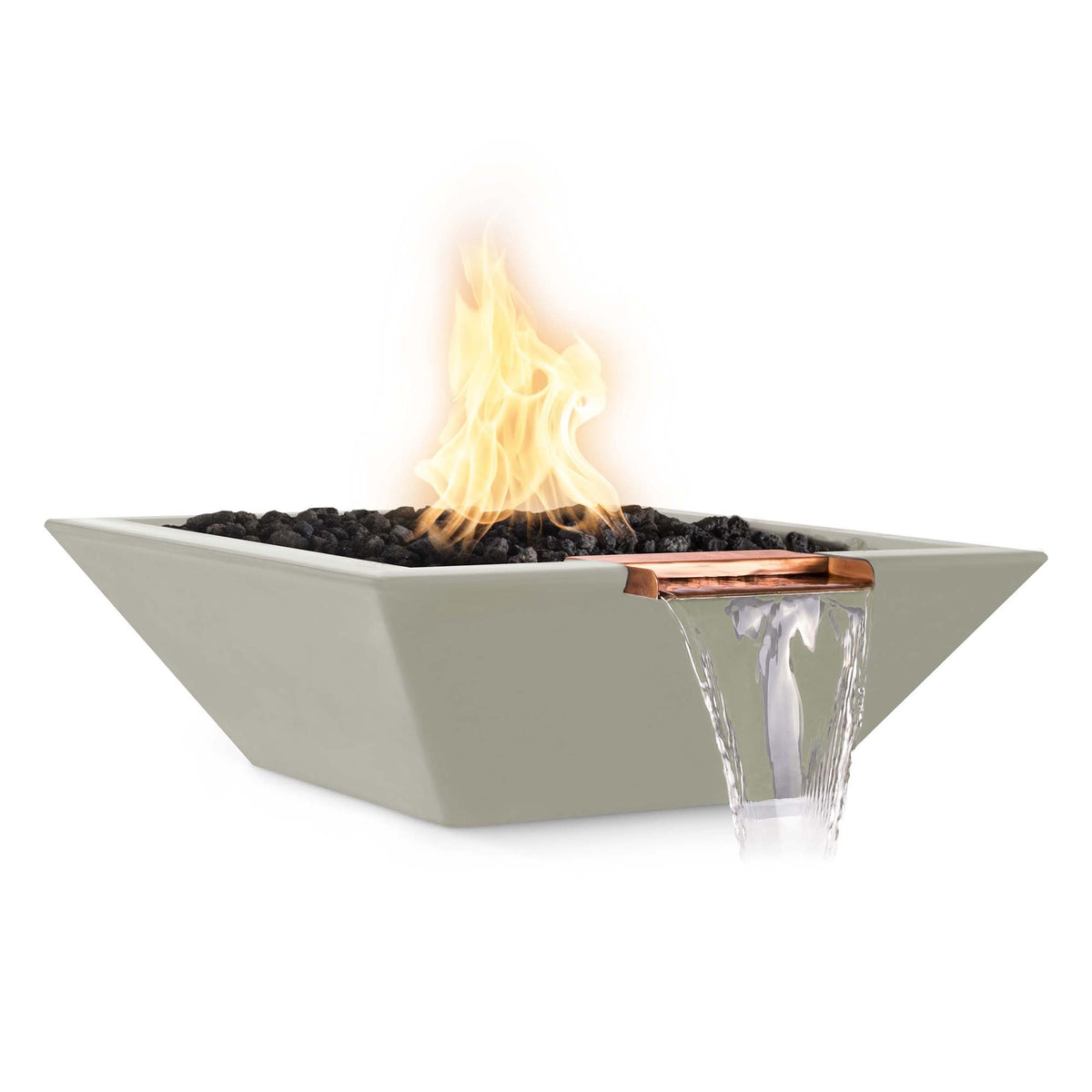 The Outdoor Plus Maya GFRC Fire and Water - Ash