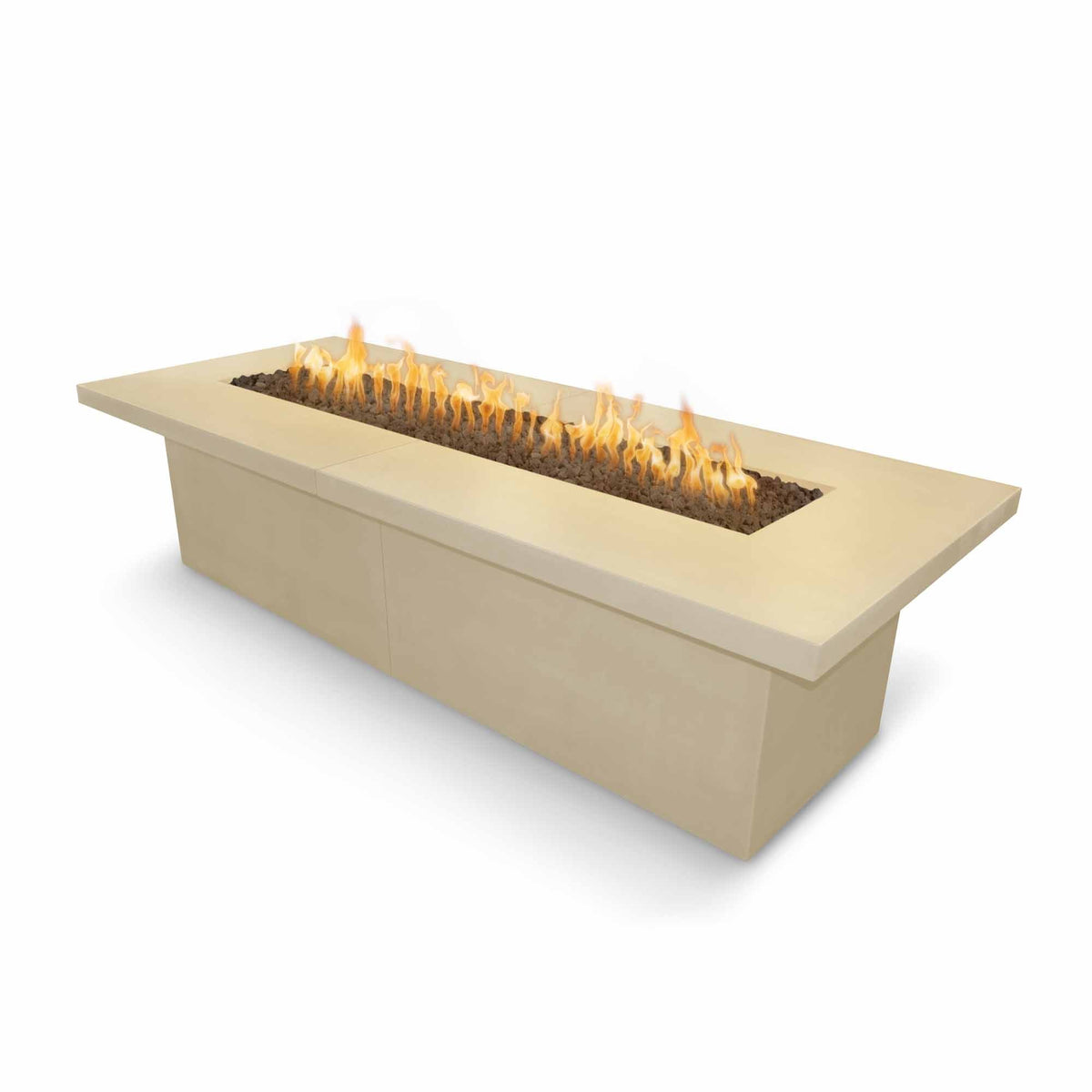 The Outdoor Plus Newport Fire Table GFRC - Vanilla