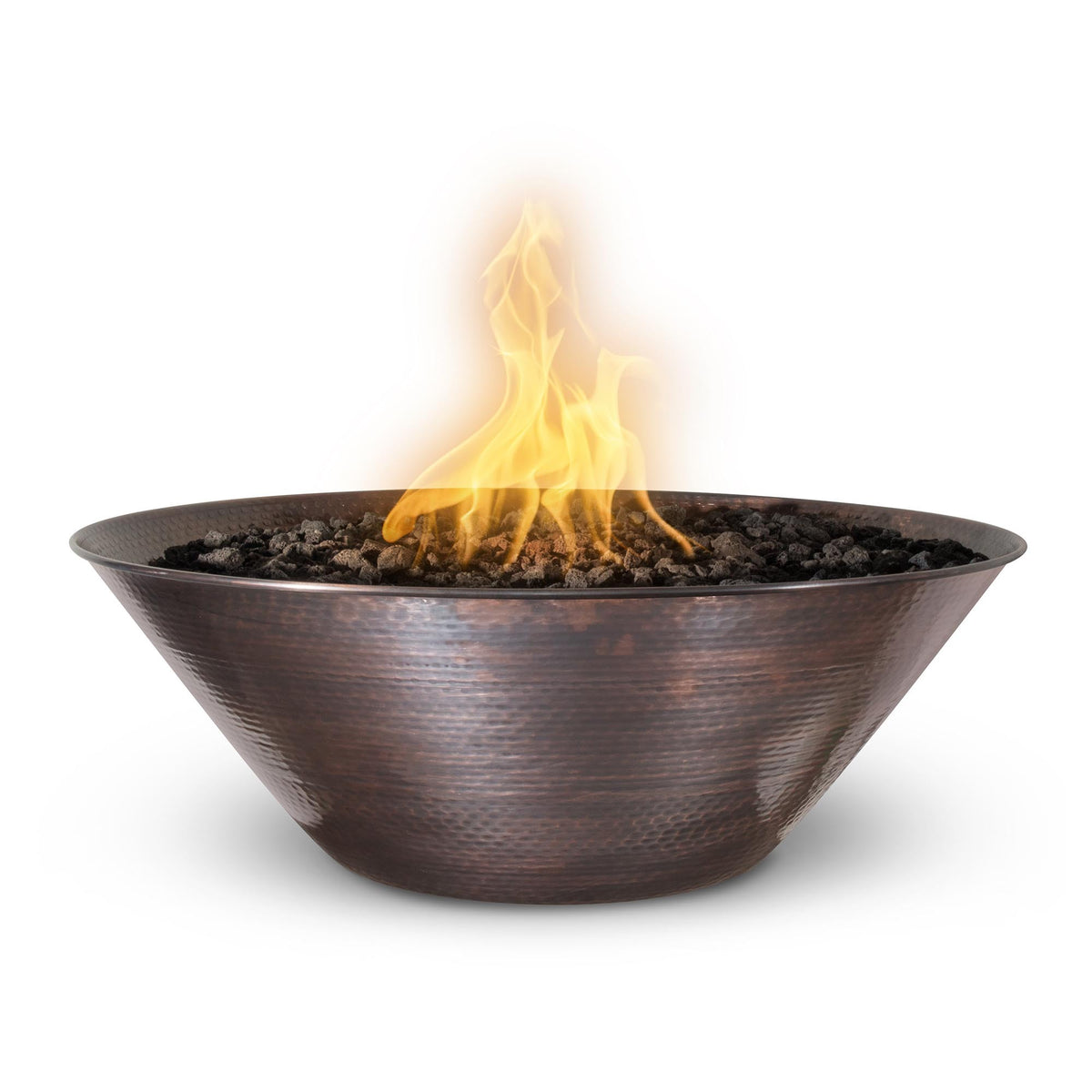 The Outdoor Plus Remi Hammered Patina Copper Fire Bowl