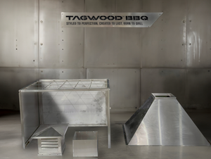 Tagwood BBQ ASH25 304 Stainless Steel Grill-Mounted Smoke Hood for BBQ25SS