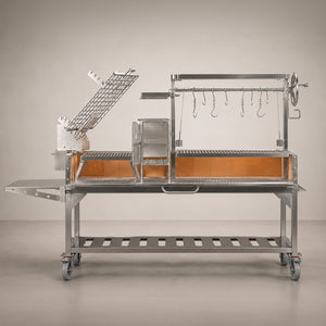 Tagwood BBQ BBQ26SS Freestanding Argentine Santa Maria Grill – 304 Stainless Steel