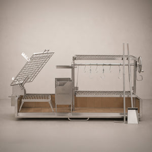 Tagwood BBQ BBQ28SS Built-In Argentine Grill – 304 Stainless Steel