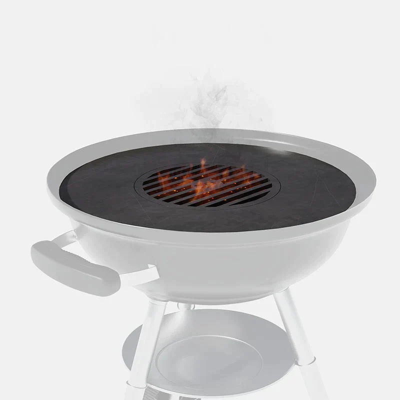 Arteflame 20″ Two-Piece Flat-Top Kit — Fits Weber® Kettle Charcoal Grills (Griddle Ring + Center Grill Grate)
