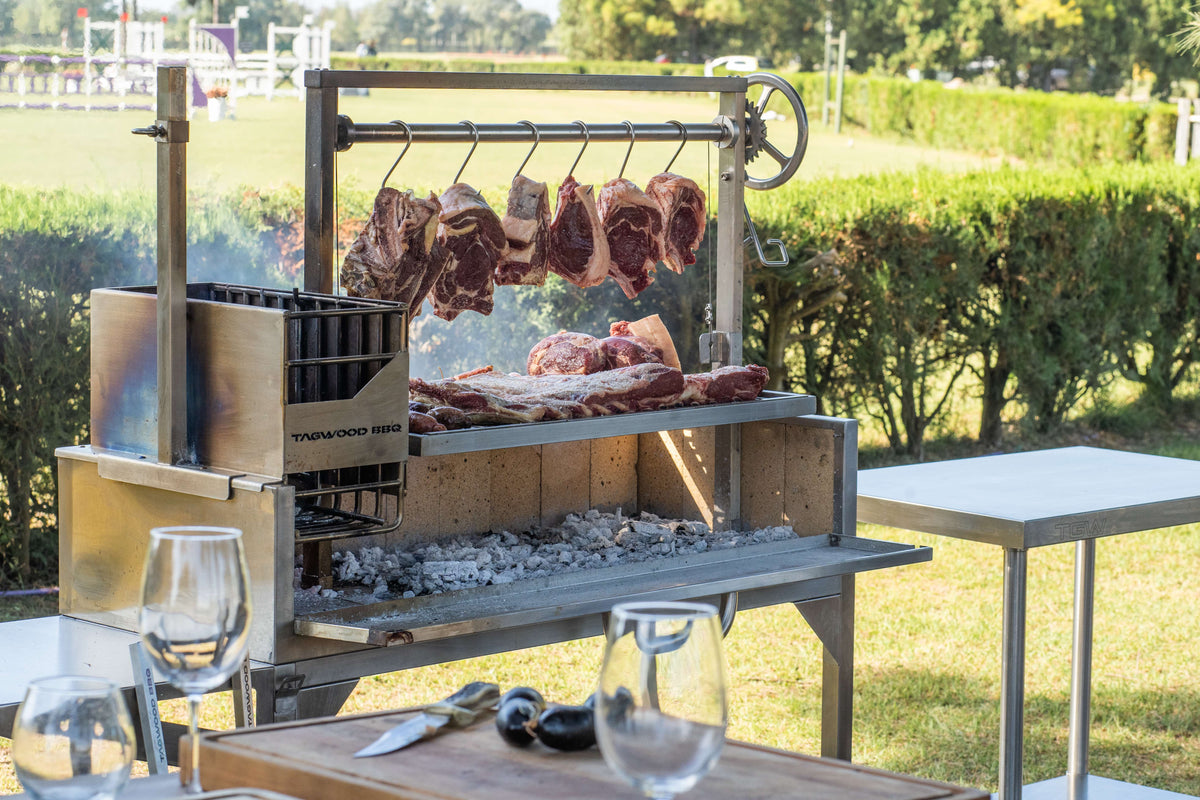 Tagwood BBQ BBQ03SS 304 Stainless Steel Argentine Santa Maria Grill