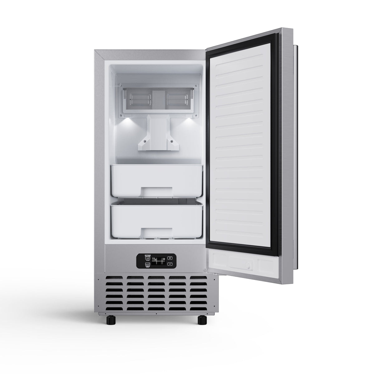 Forno Maker 15-Inch Ice Maker, door open angle