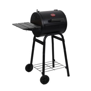 Char-Griller Patio Pro 1616 compact charcoal grill angled view