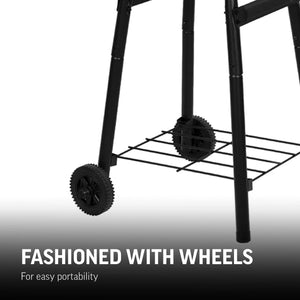 Char-Griller Patio Pro 1616 wheeled cart detail