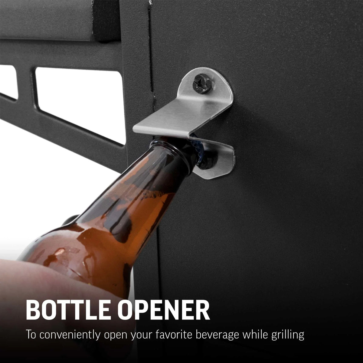 Char-Griller Traditional E2197 integrated bottle opener