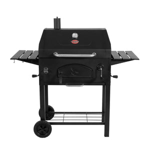 Char-Griller Traditional E2197 charcoal barrel grill front view
