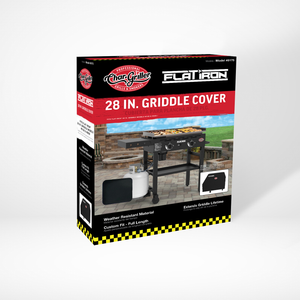 Char-Griller 8175 Flat Iron griddle cover retail box front