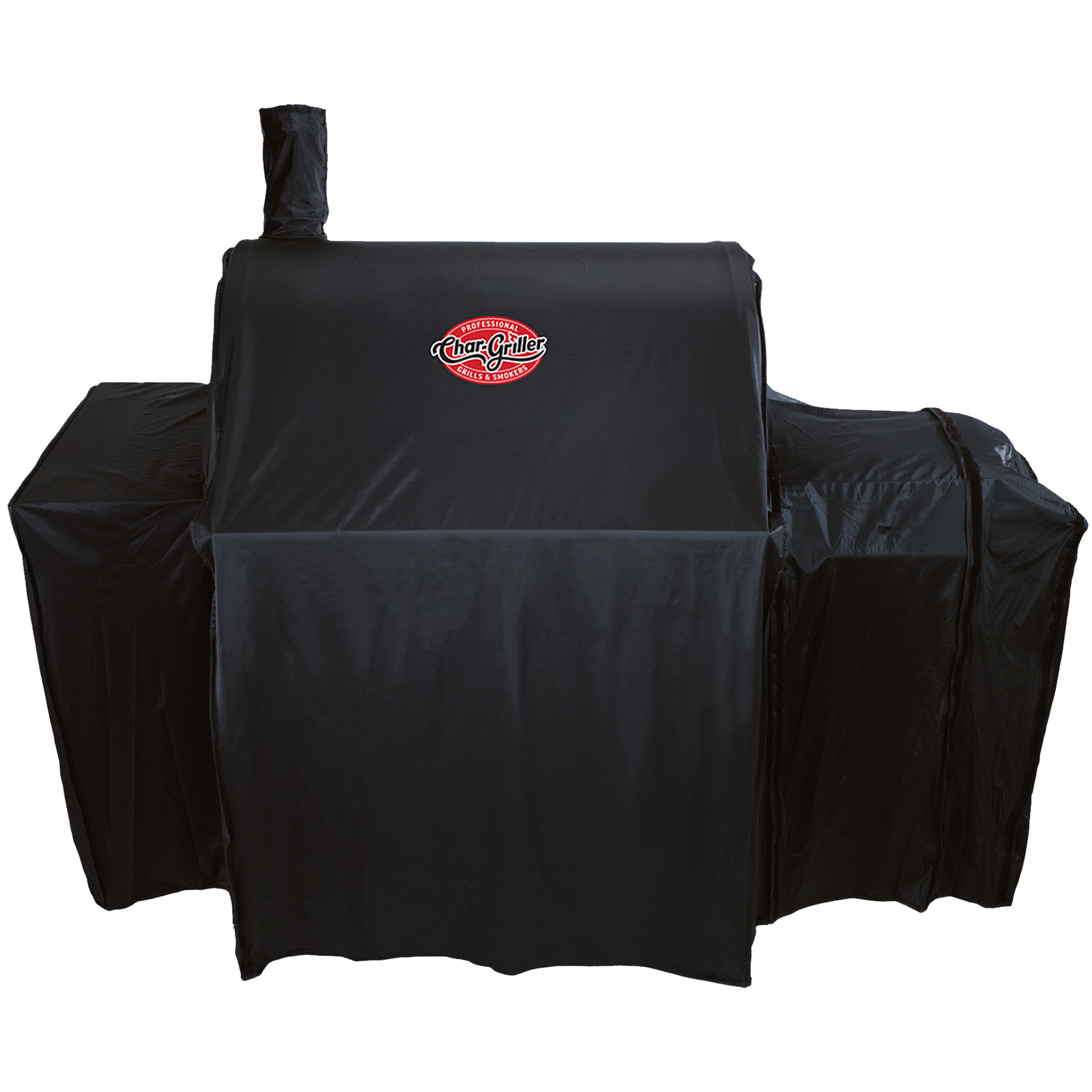 Char-Griller 5533 universal grill and smoker cover fully expanded