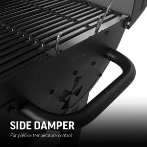 Char-Griller Texas Trio 3070 adjustable charcoal airflow damper