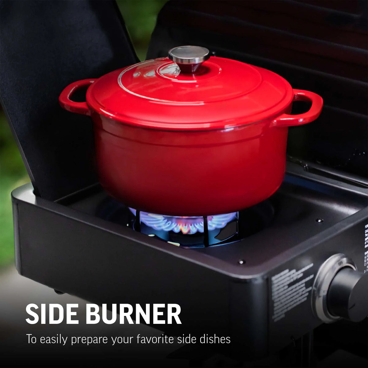 Char-Griller Texas Trio 3070 12000 BTU side burner