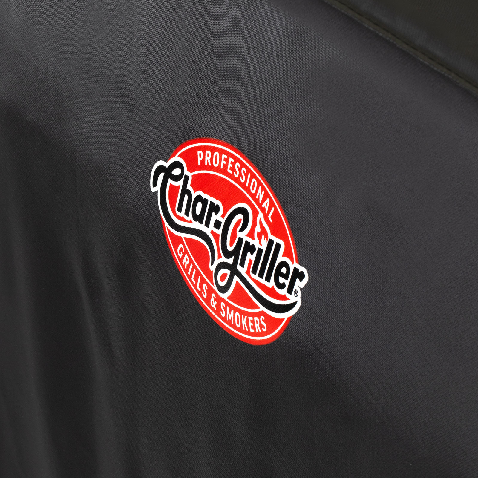 Char-Griller logo detail on 8175 griddle cover