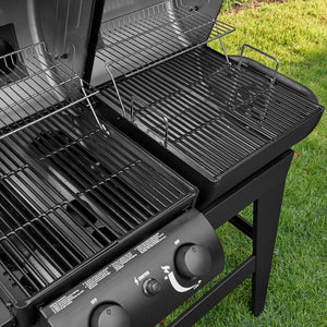 Char-Griller Dual Function E5030 porcelain-coated cast-iron cooking grates