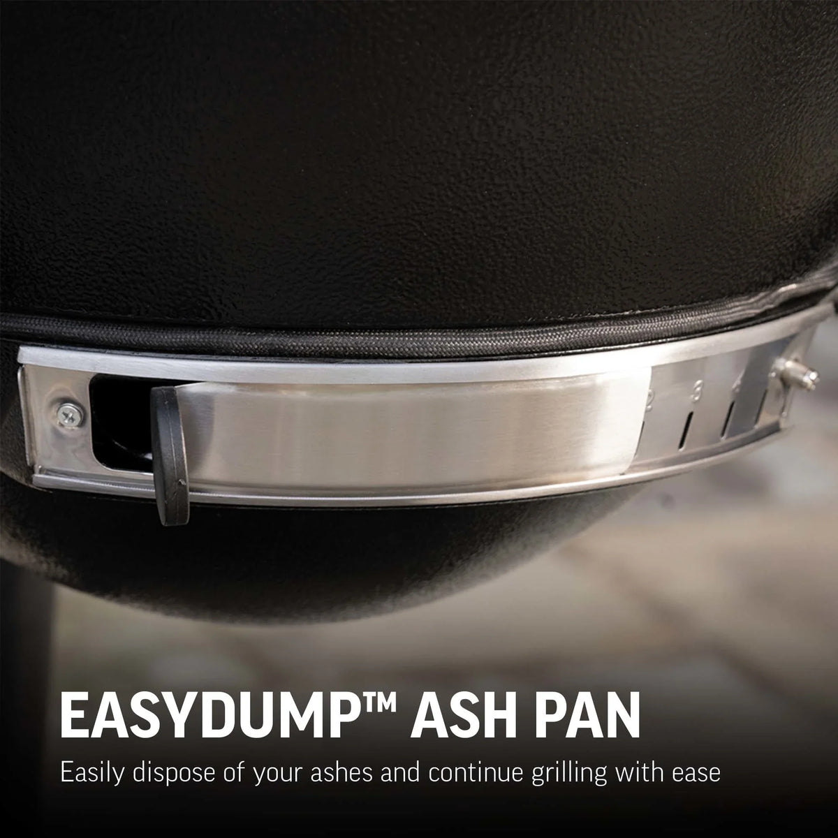 Char-Griller AKORN 6719 EasyDump removable ash pan