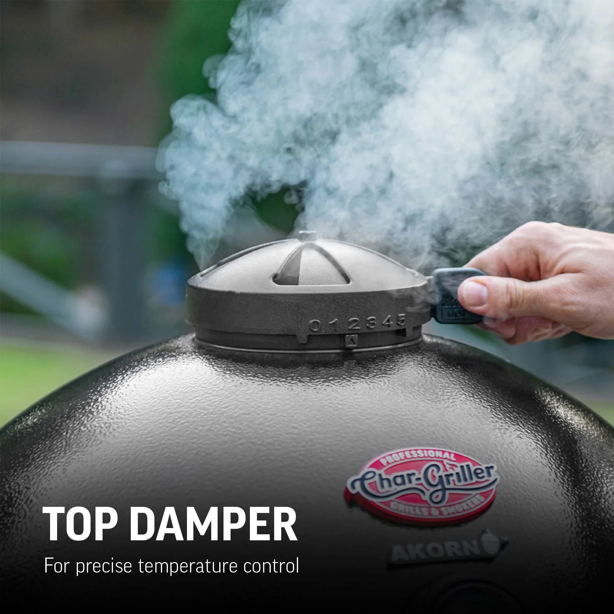 Char-Griller AKORN 6719 adjustable top damper