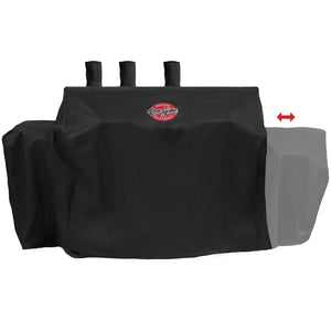 Char-Griller 8080 grill cover expandable side-fire-box section