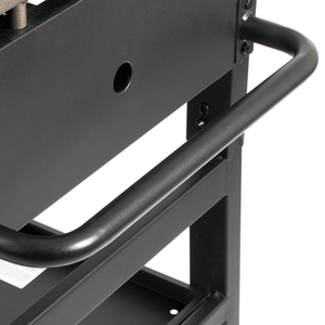Char-Griller Flat Iron 8128 lid handle detail