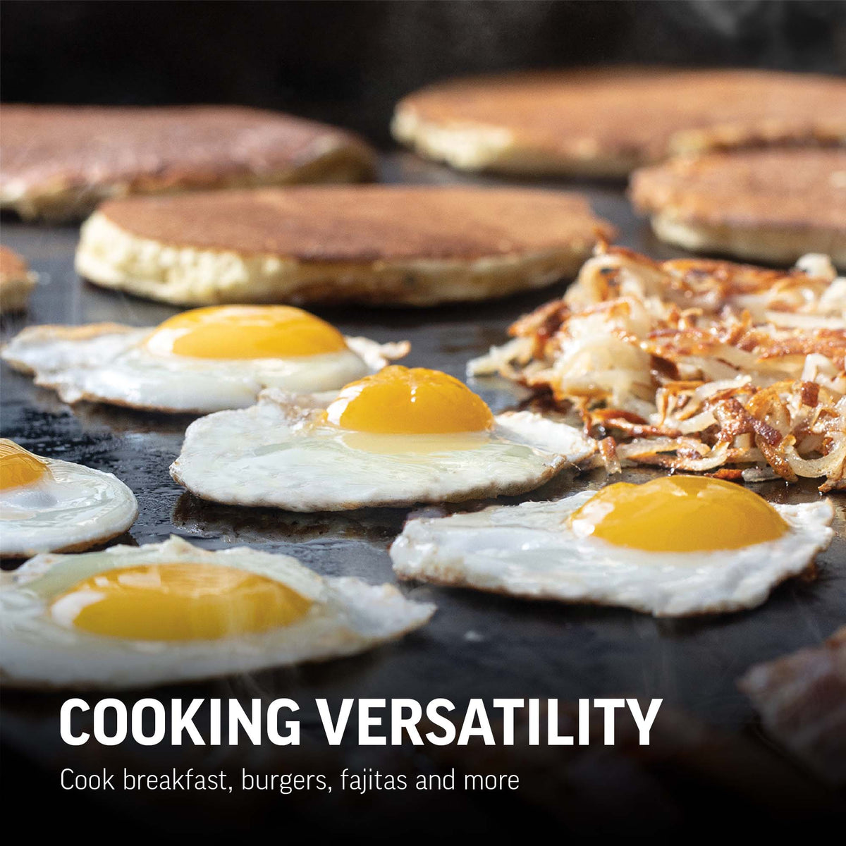 Char-Griller Flat Iron E8217 portable griddle cooking versatility