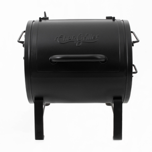 Char-Griller E82424 side fire box portable charcoal grill front view