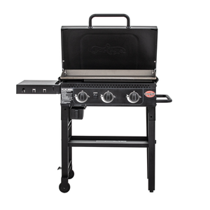 Char-Griller Flat Iron E8428 black 3-burner gas griddle front view