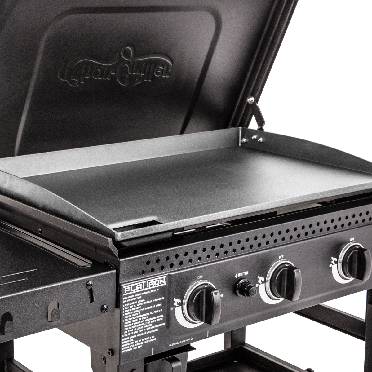 Char-Griller Flat Iron E8428 griddle cooking surface detail
