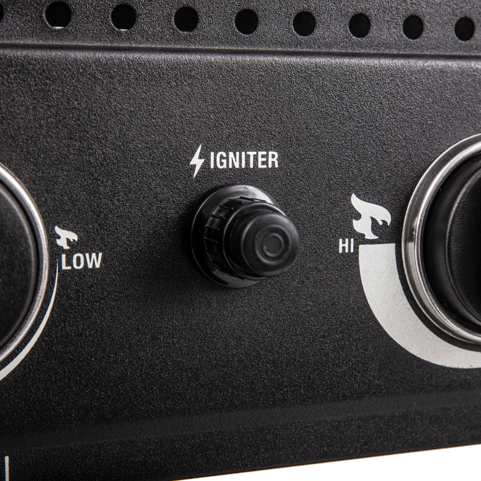 Char-Griller Flat Iron E8428 electronic ignition detail