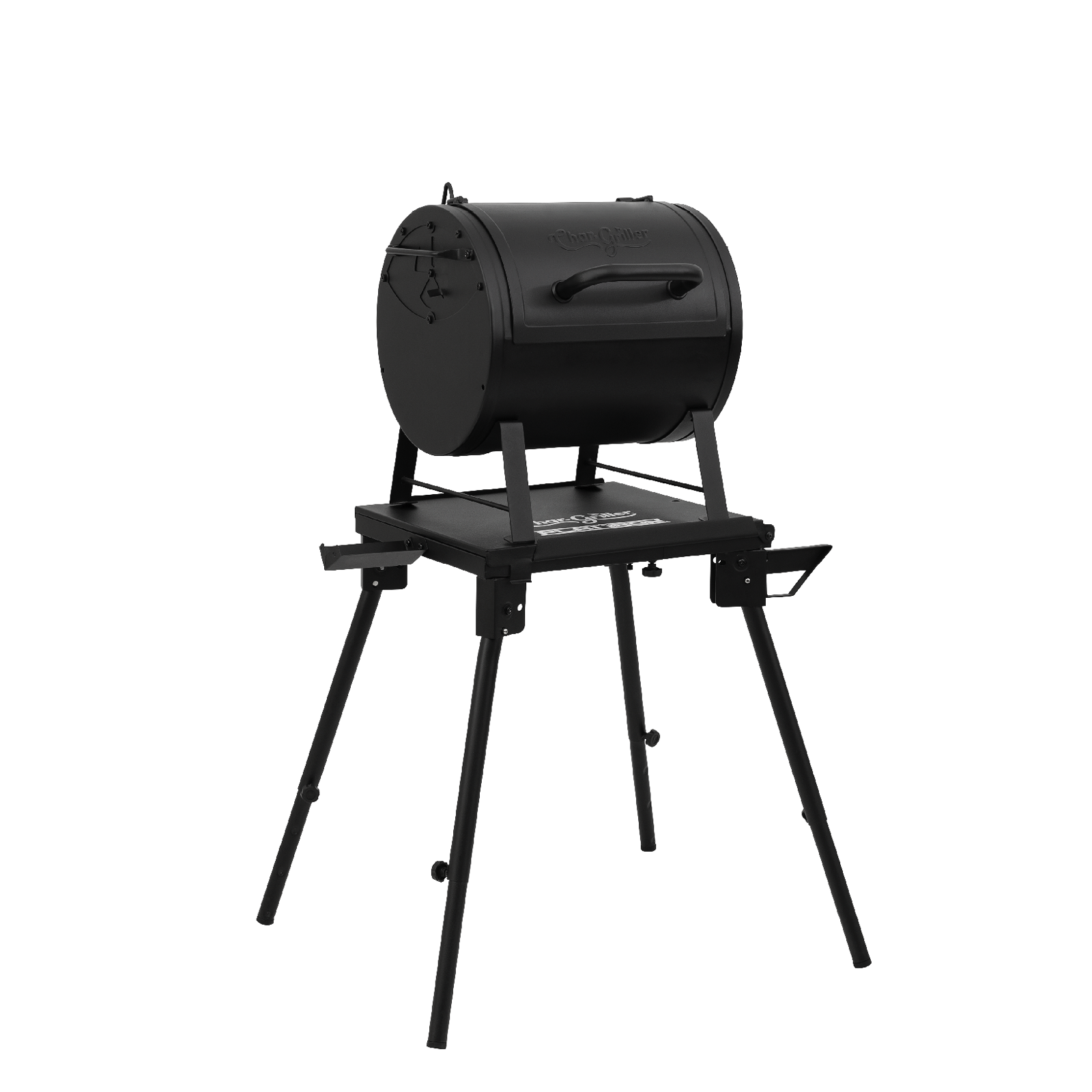 Char-Griller 8760 universal stand with compatible portable grill