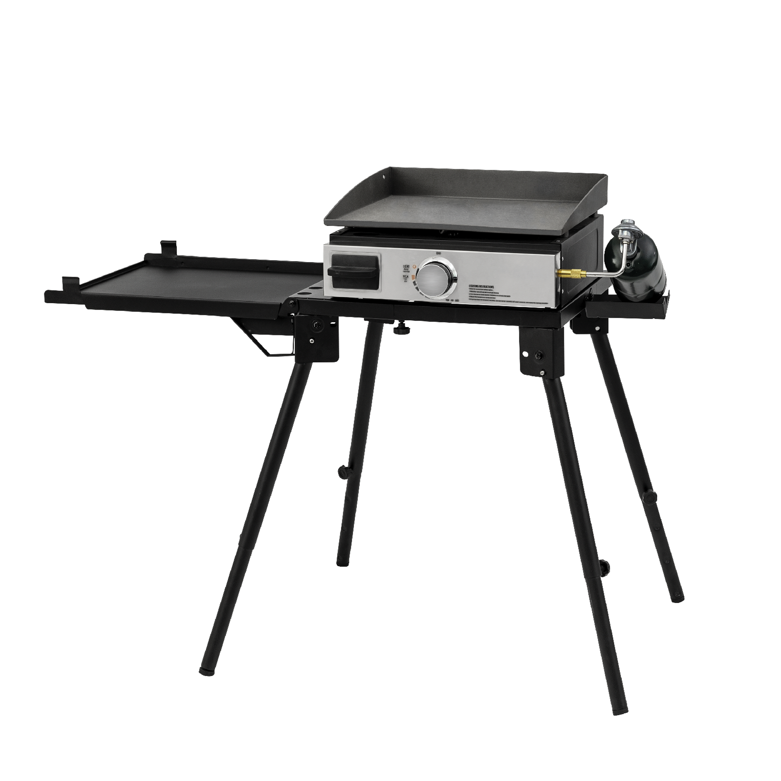 Char-Griller 8760 universal table top stand with portable grill