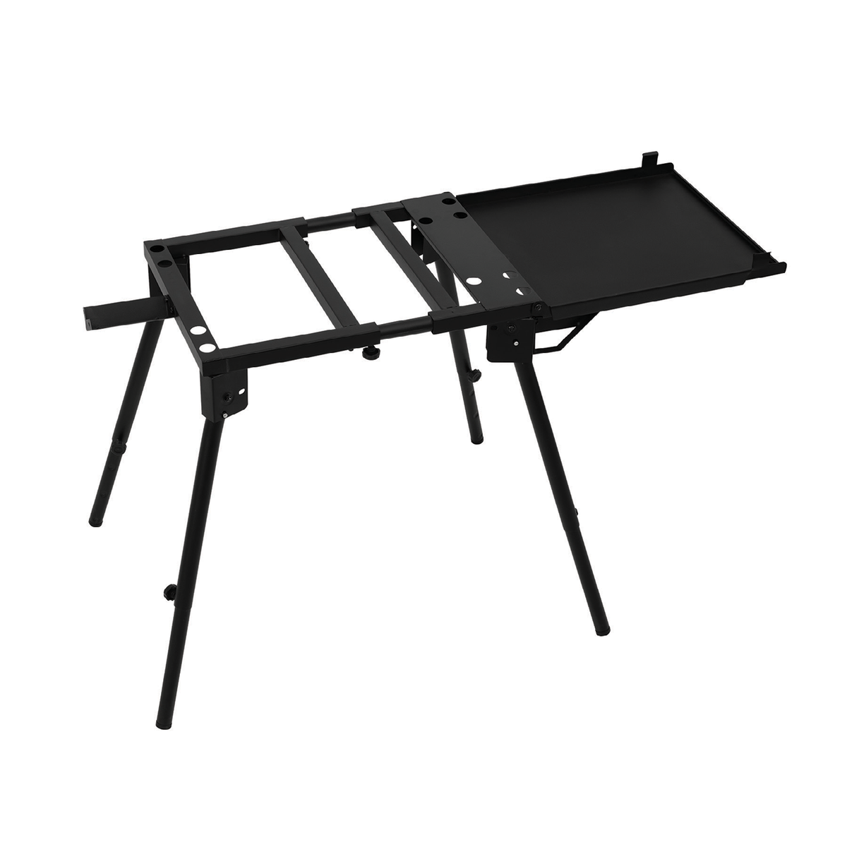 Char-Griller 8760 table top stand extended shelf configuration