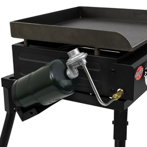 Char-Griller 8760 stand propane tank mounting detail