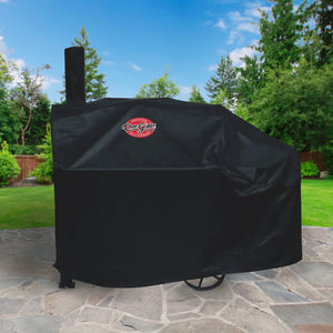 Char-Griller 8955 cover fitted on Competition Pro 8125 grill