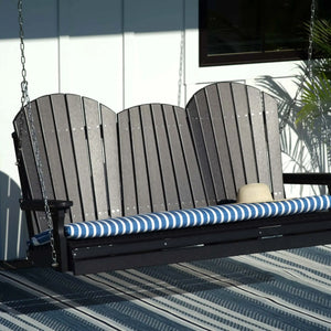 Luxcraft Five-foot Adirondack swing on a porch