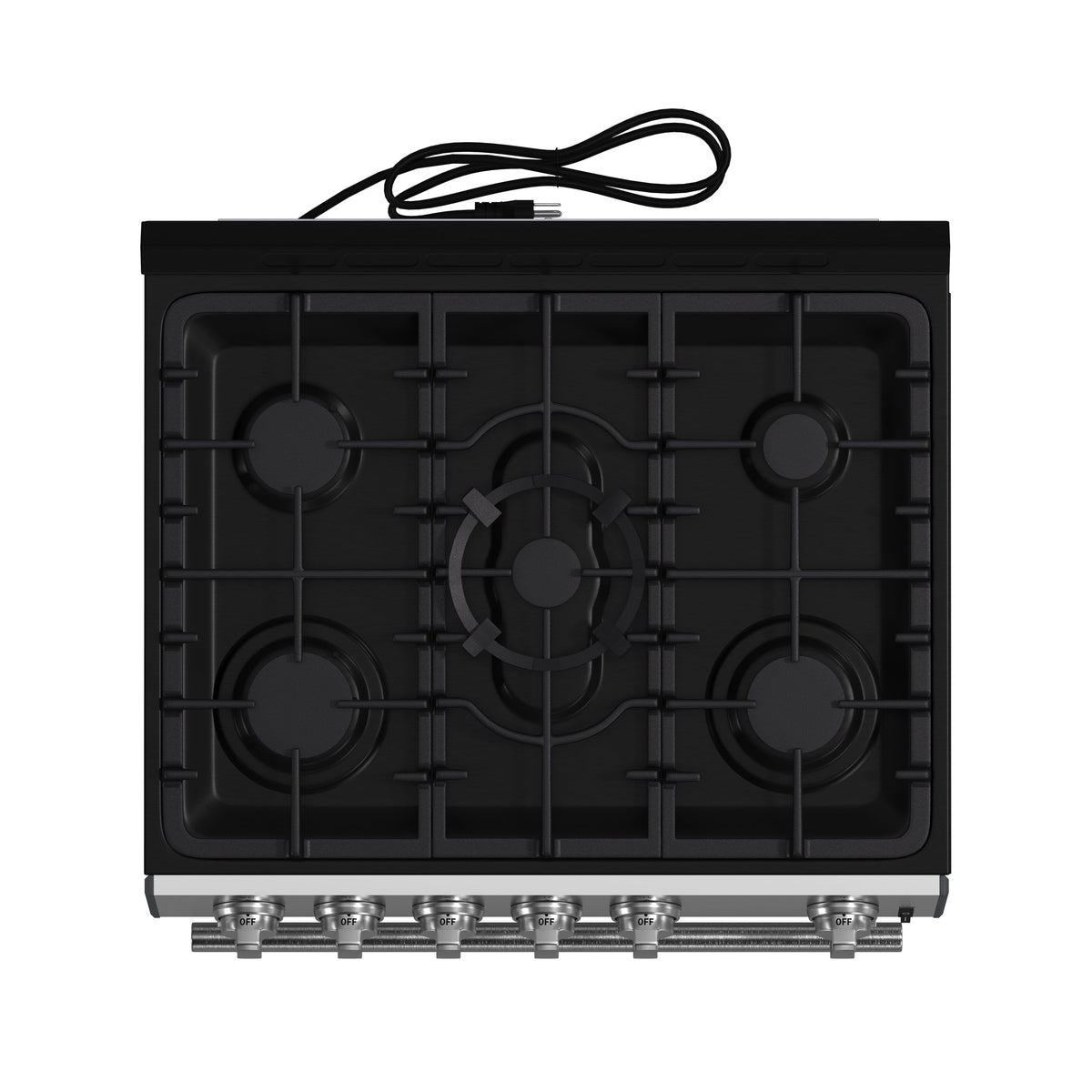 Forno Leonardo 30-Inch Gas Range FFSGS1116-30 – Stainless Steel – Appliances FFSGS1116 30S 2024 11 Top
