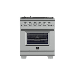 Forno Capriasca 30-Inch Gas Range FFSGS6260-30 – Stainless Steel – Appliances FFSGS6260 30 2024 11 Front