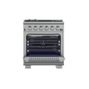 Forno Capriasca 30-Inch Gas Range FFSGS6260-30 – Stainless Steel – Appliances FFSGS6260 30 2024 11 Front Open
