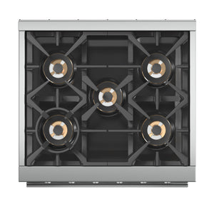 Forno Capriasca 30-Inch Gas Range FFSGS6260-30 – Stainless Steel – Appliances FFSGS6260 30 2024 11 Top