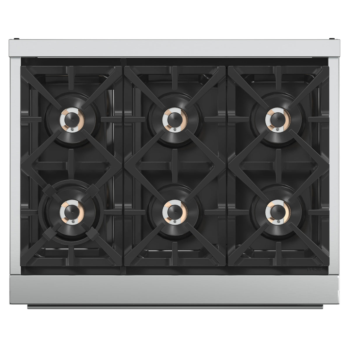 Forno Capriasca 36-Inch Gas Range FFSGS6260-36 – Stainless Steel – Appliances FFSGS6260 36 2024 11 Top